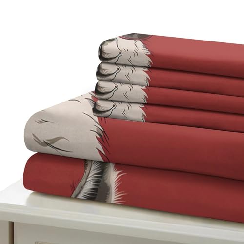 Parure de lit hypoallergique Lama Cool avec housse de couette imprimée 3D en microfibre - 7