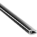 Trim-Lok Edge Guard – Edge Protector Trim for Car Doors, Furniture, Vending Machines, and More – Flexible PVC Plastic with Black Finish – Fits 3/16” Edge, 25’ Length