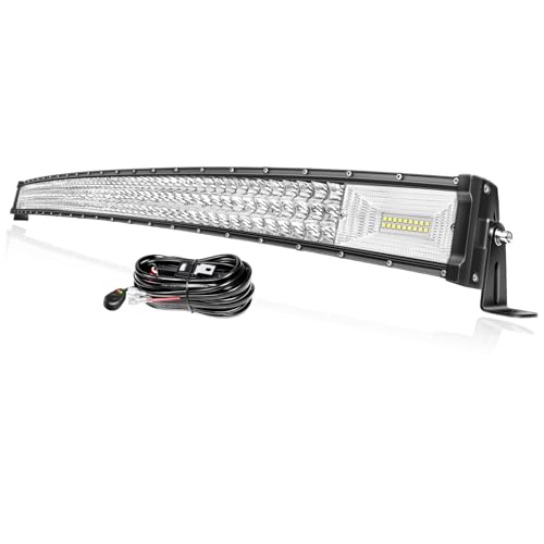 Barre lumineuse LED 4x4 50 pouces 648W triple rangée pour camion et SUV offroad