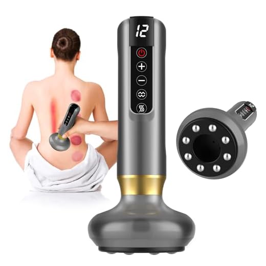 cenlomat Ferramenta de massagem de celulite, massageador elétrico de celulite removedor de gordura com 12 modos de sucção, recarregável e sem fio, massageador inteligente para braços, pernas e costas (Cinza)