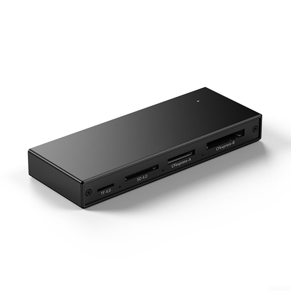 Lettore Schede 5-in-1 USB 3.2 CFeA CFeB per sd TF Lettore Schede | Supporta CFeA, CFeB, per sd, TF; ideale per fotocamere professionali e droni