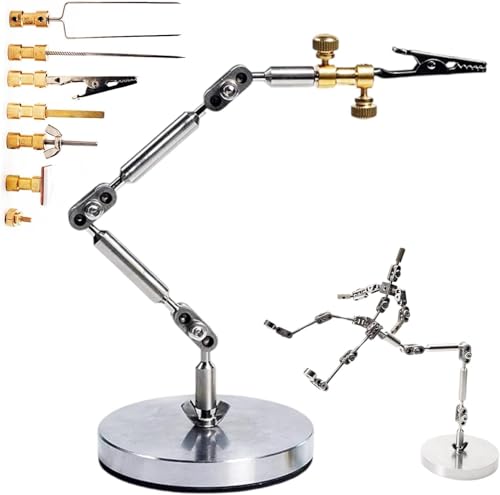 Image of Professional Stop Motion Armature Kit,Claymation Rigging Set,Studio Rig Arm kit with 25cm Stainless Steel &6 Connectors,Supports 100-180g Payload H:25cm