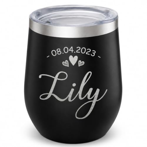 Engraved 12 oz Wine Tumbler