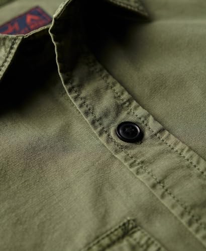 Chemise militaire manches longues Superdry - vue 6