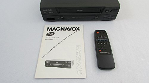 Magnavox Vrc602Mg21 Vhs Vcr Player Recorder 4-Head Hi-Fi W/Remote And Manual #TOP1