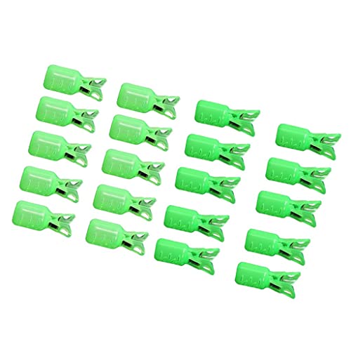 LEIPUPA 20 Pieces Portable Squid Jig Hook Fishing Jigs Lure Covers L+S