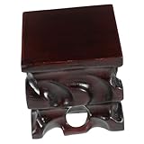 Piédestal bouddha - le design accrocheur est conçu pour accentuer votre look antique, vous pouvez le à votre famille, base en bois de bureau