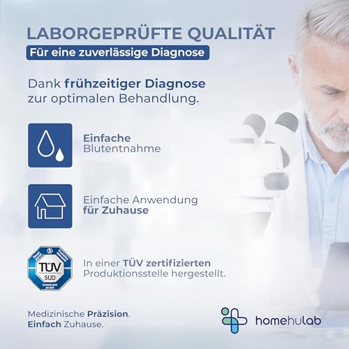 Vitamin-D Selbsttest für Zuhause – IVD Schnelltest zur Eigenanwendung – Ergebnis in ca. 10 Minuten – 2 Tests pro Set