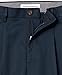 Amazon Essentials Men's Classic-Fit Expandable-Waist Pleated Dress Pant, Navy, 52W x 28L