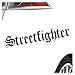 Kiwistar Streetfighter 20 x 4 cm In 15 Farben - Neon + Chrom! JDM Sticker Aufkleber