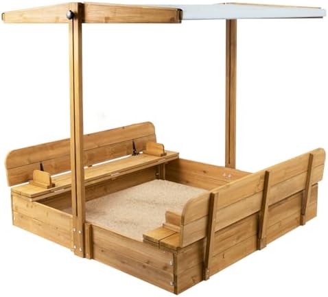 Petscosset Wooden Sandbox with Lid