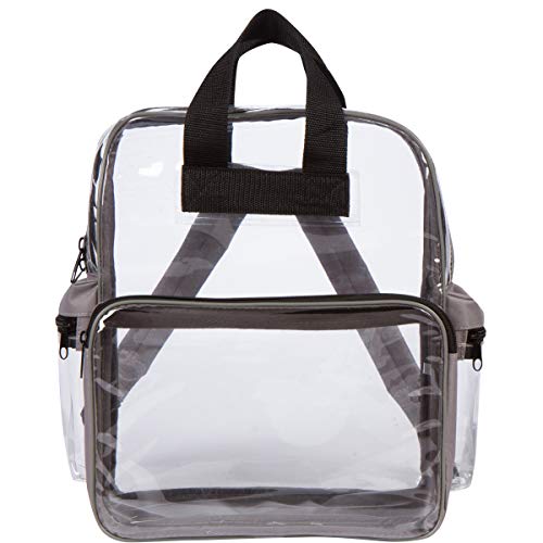 Nufazes Clear Backpack - See Through Daypack Clear Backpacks In Grey #TOP5