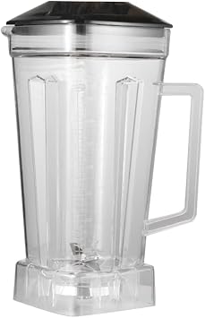 Replacement Jug for Blender Replacement Part Transparent 2L Capacity Mixer Replacement Compatible with Silver Mixer