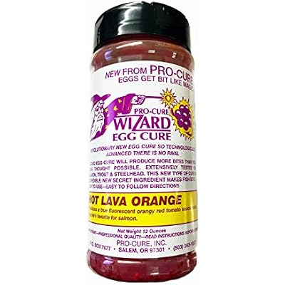 Pro-Cure Wizard Egg Cure, 12 Ounce, Hot Lava Orange