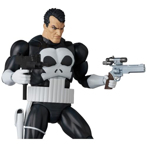 Medicom Toy MAFEX No. 283 The Punisher Comic Version, Total Height Approx. 6.3 inches (160 mm), Non-scale, Pre-painted Action Figure by Medicom - Used condition - Image 9