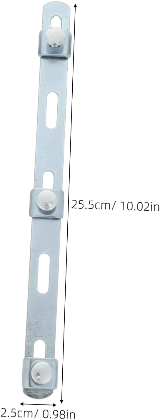 4pcs Stainless Steel Wire Grid Sheet Connector Clips Mesh Cable Tray Reinforcement Strips Galvanized Fixing Clamps for Industrial Cable Management