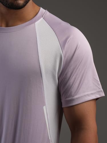 Image of CHKOKKO Gym Tshirt for Men Workout Regular Fit Sports Activewear Man Tshirts with Round Crew Neck and Half Sleeves for Yoga Running&Outdoor Activities