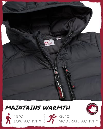 Image of CANADA WEATHER GEAR Boys' Puffer Jacket - Lightweight Packable Bubble Coat, Water Resistant Outerwear Jackets for Boys (8-20)