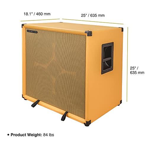 Sound Town 4 X 10" 800W Bass Guitar Speaker Cabinet W/Horn, Birch Plywood, Orange Tolex, Removable Wheat Cloth Grille (Bgc410Or) #TOP2