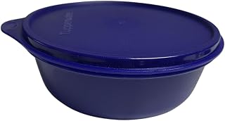Tupperware Sommer Drops - Cuenco con tapa (antigoteo, 600 ml, 600 ml, color azul oscuro)