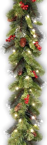 National Tree Company 9ft Pre-Lit Crestwood...