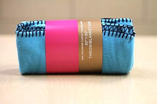 YourFleece Turquoise 0643907885679 Fleece Throw Blanket