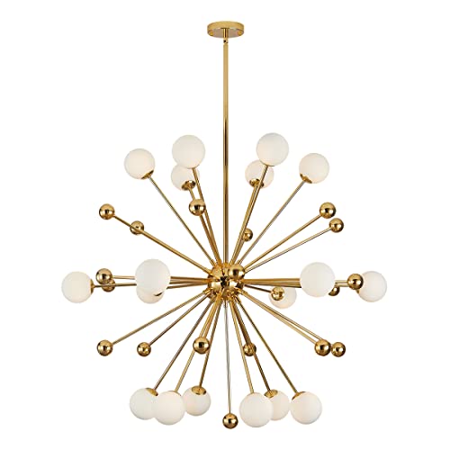 Bokt Sputnik Chandelier 18 Lights Mid-Century Modern Chandelier Lighting Golden Sputnik Pendant Light Industrial Ceiling Light Fixture For Kitchen Dining Room Living Room (18-Lights) #TOP24
