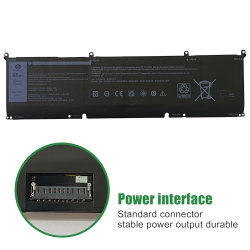 Image of 69KF2 Laptop Battery Replacement for Dell G15 5510 5511 5515 5520 5521 5525 Precision 5550 5560 Inspiron 7510 7610 Vostro 7620 Series CPX-70N2F 70N2F 070N2F 0M59JH M59JH 11.4V 86Wh 7167mAh