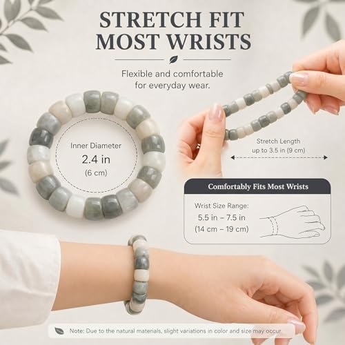 Image of Frodete Bodhi Fidget Bracelet Seed Stretch Anxiety Relief Healing Jewelry