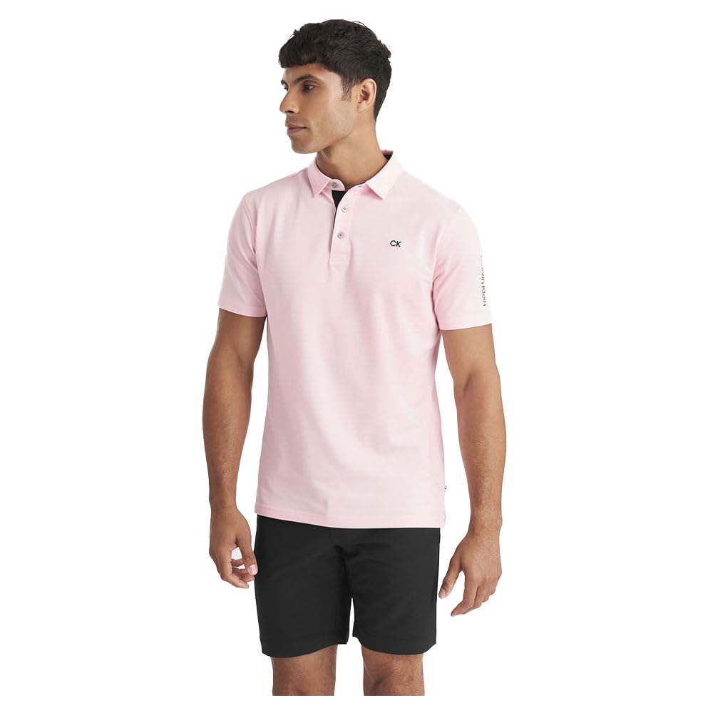 Calvin Klein Herren Uni atmungsaktiv feuchtigkeitsableitend Poloshirt