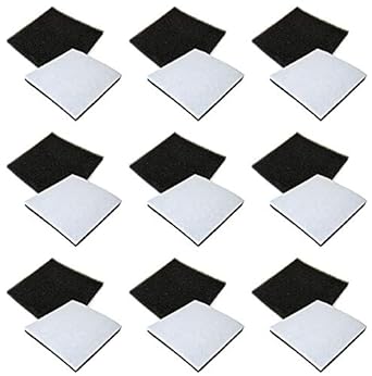 Nispira Replacement Filter Compatible with Sears Kenmore Progressive & Whispertone, Panasonic Vacuum. Compared to Part CF1 CF-1, 86883, MCV9568 and AC37KAKTZ000, 18 Filters