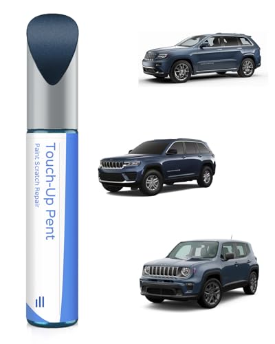 PARTS4EV PBF/TBF Slate Blue Pearl Touch Up Paint Compatible with Jeep Exact Match Chips and Nicks Touch Up