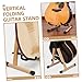 BAZEITFLOW Wood Guitar Stand Holder for Acoustic Electric Guitars Ukuleles and Violins Stable Design for Musicians of All Levels