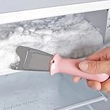 Refrigerator Ice Shovel, Icebox Ice Scraper Snow Remover Cleaning Freezer Frost Shovel Ice Remover Scoop Freezer Stainless Steel Deice Shovel Refrigerator Deicer Defrosting Shovel for Refrigerator