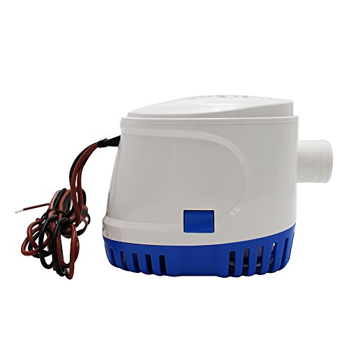 creatorele Automatic 600 GPH 12V Submersible Marine Boat Bilge Pump Electric Boat Plumbing Bilge Pump of Boating Equipment