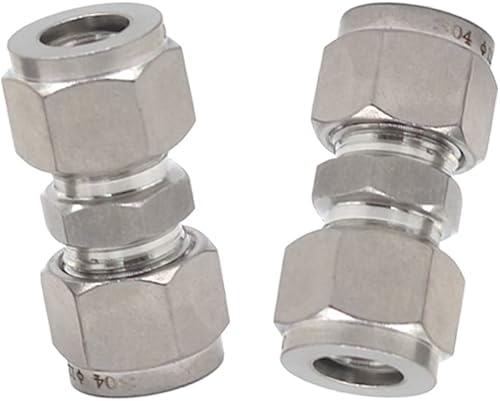 Metalwork Metric 304 - Tubo de compresión de acero inoxidable 304, tubo de 0.118 in OD (2 piezas)