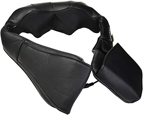 Ohuhu Back Neck Massager Shoulder Leg Foot Shiatsu Electric Massagers Deep Kneading Heat Therapy Massager With AC & Car Adapter for Home Office Car Use for Father' Day Gifts