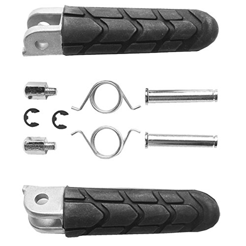 XFMT Footrest Motorcycles Foot Pegs Compatible with Honda VFR800 03-10 CBR600 98-02 VTR250 1997 1998 1999 2000 2001 02 03 04 05 06 07 08 09 2010
