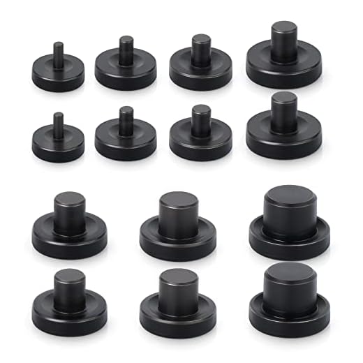 ERGAOBOY 14 Pcs Steel Adapters for Double Flare Tool, Fit for 3/16" 1/4" 5/16" 3/8" 7/16" 1/2" 5/8" OD Tubing Expander