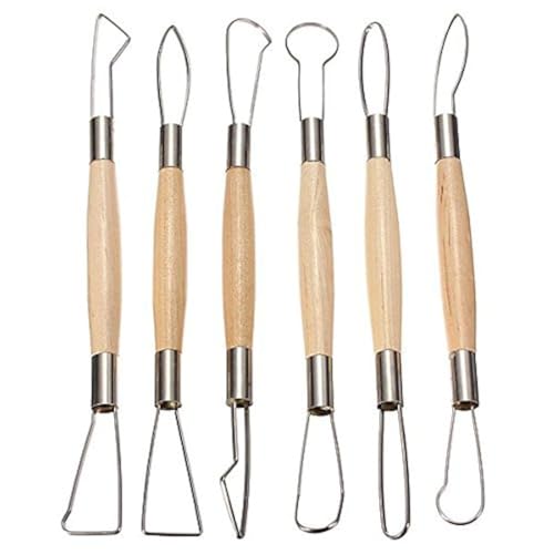 COMIART 6pcs Wax Sculpting Tools Polymer Clay Soap Carvers Modelling Carving Sculpting Tool Pottery Craft Tools Set COMIART 6pcs Wax Sculpting Tools Polymer Clay Soap Carvers Modelling Carving Sculpting Tool Pottery Craft Tools Set