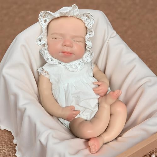 Muñeca de silicona realista 33 cm Abenduot Pascale miniatura 6