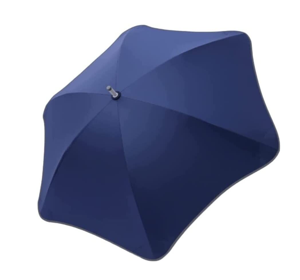 Beschichtung Gegen Extra Großer Golfschirm, Regenschirm, Winddicht, Wasserdicht, Manuelles, Übergroßes Dach, Belüfteter Regenschirm Windsicher Leicht Klassisch(Blue)