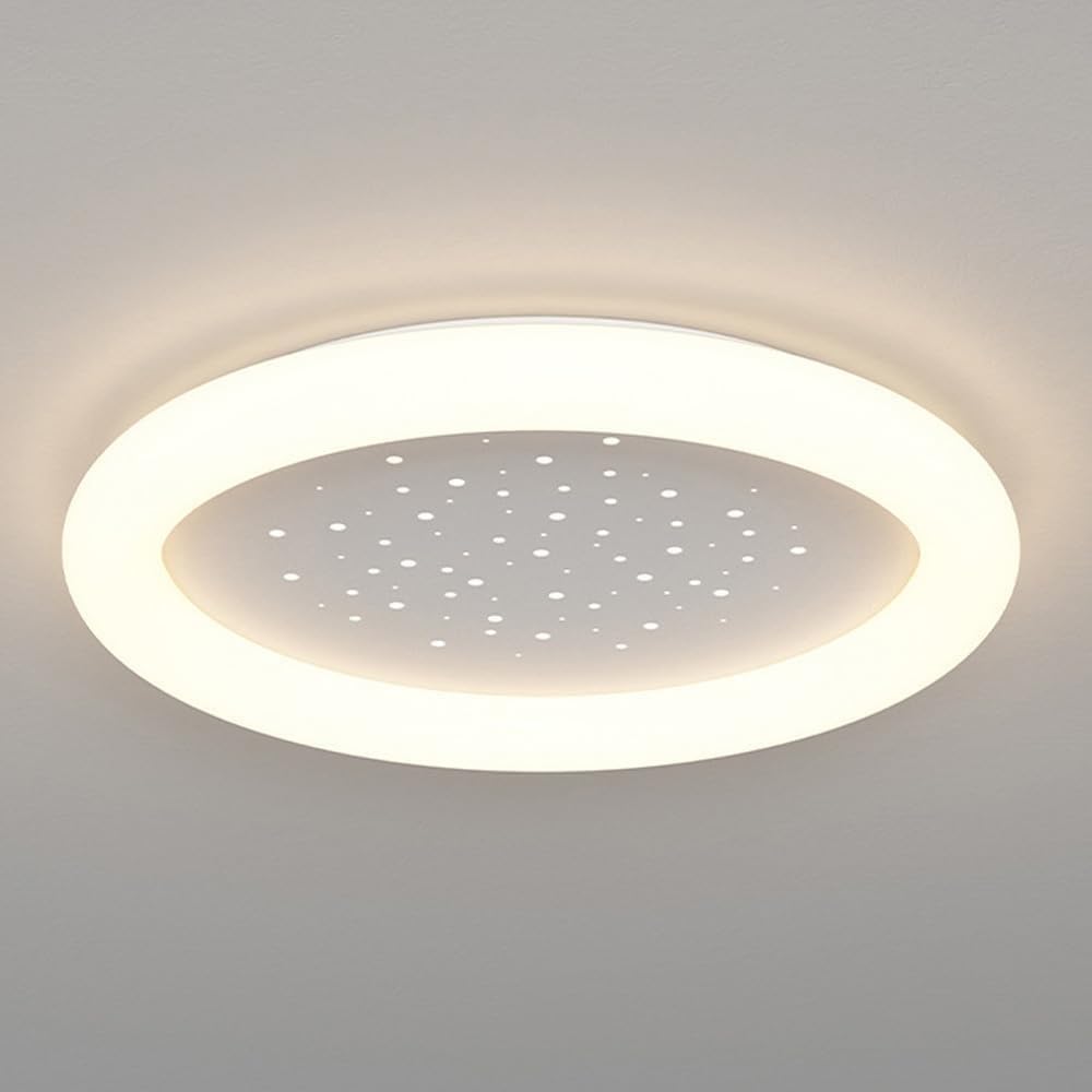 LED Ceiling Light,Modern Flush Mount Ceiling Light Fixtures, 3-colors Dimming Minimalist Round Ceiling Lamp for Bedroom Kitchen Hallway Laundry Room(50cm)