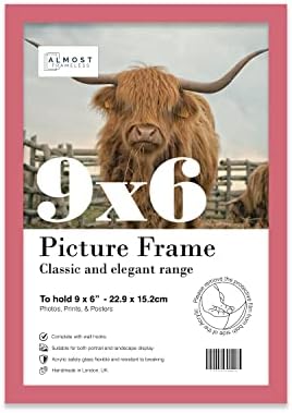 12x8 Inch Black Photo Frame Wall Mountable and Freestanding Picture Frame Standard Photograph Size, 12" X 8" (31 X 20cm)