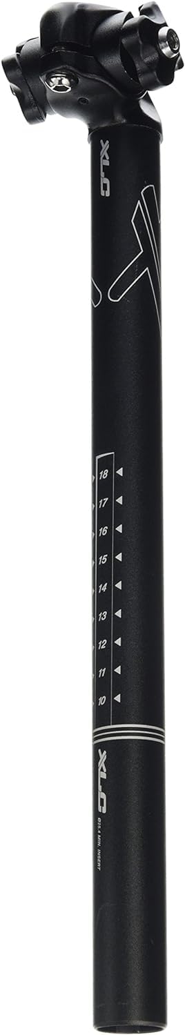 Comp Angle Adjustment 26.0mm Bike Micro Adjust Seatpost Alloy 350mm Black
