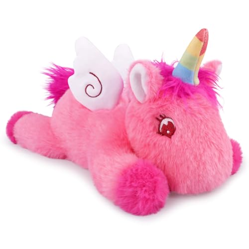 Pink Unicorn Weighted Plush