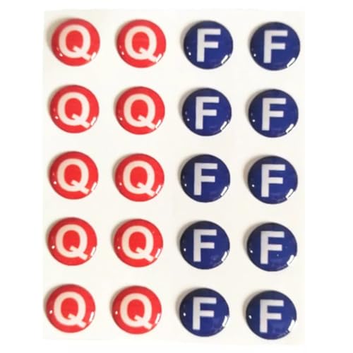 Etiquetas Para Registro Misturador Quente E Frio com letras Resinado 11mm