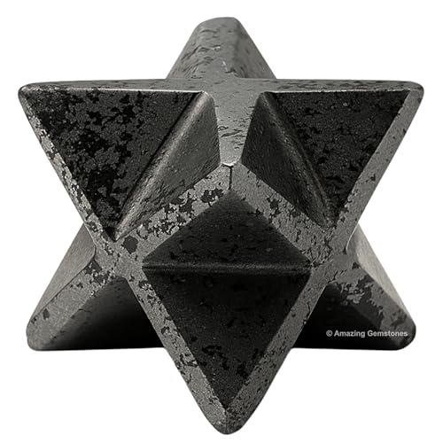 Hematite Merkaba Crystal Star for Meditation (15-20mm)