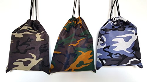 Playscene 'Camouflage Drawstring Bags' (12) #TOP1