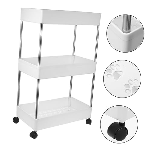 SOIMISS Carrinho de prateleira carrinho de armazenamento prateleira de armazenamento carrinho de ban